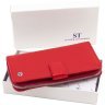 Большой женский кожаный кошелек красного цвета ST Leather 1767371 - 13