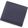 Темно-синий тонкий женский кошелек из натуральной кожи хорошего качества ST Leather (15325) - 3