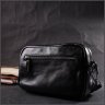 Женская черная сумка-кроссбоди на плечо из натуральной кожи Vintage 2422436 - 8