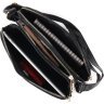 Оригинальная женская сумка-кроссбоди черного цвета из эко-кожи Vintage (18701) - 4