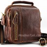 Небольшая кожаная мужская сумка Leather Bag Collection (10118) - 1