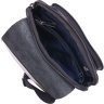 Черная мужская сумка-планшет из гладкой кожи высокого качества SHVIGEL (2418721) - 4