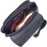 Черная мужская сумка-планшет из гладкой кожи высокого качества SHVIGEL (2418721) - 5