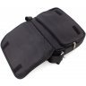 Текстильная горизонтальная мужская сумка-мессенджер черного цвета Leadhake (10332) - 2