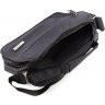 Текстильная горизонтальная мужская сумка-мессенджер черного цвета Leadhake (10332) - 5