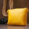 Женская сумка кроссбоди из натуральной кожи в желтом цвете Shvigel (16344) - 8