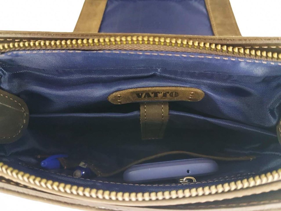 Мужская кожаная сумка с клапаном VATTO (11814)