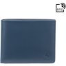 Синее мужское портмоне из натуральной кожи высокого качества с RFID - Visconti 69072 - 1
