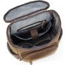 Стильный рюкзак из винтажной кожи под ноутбук VINTAGE STYLE (14887) - 5