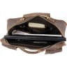 Вместительная мужская сумка - портфель из винтажной кожи Крейзи VINTAGE STYLE (14881) - 8