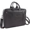 Мужская кожаная сумка-портфель черного цвета от турецкого бренда KARYA (103173) - 1