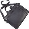 Мужская кожаная сумка-портфель черного цвета от турецкого бренда KARYA (103173) - 5