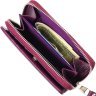 Фиолетовый женский кошелек среднего размера из натуральной зернистой кожи CANPELLINI (2421909) - 5