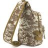 Тактическая военная сумка-слинг через плечо с маскировочным принтом Пиксель - MILITARY STYLE (21968) - 3