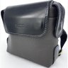 Небольшая кожаная сумка через плечо серого цвета VATTO (11715) - 1