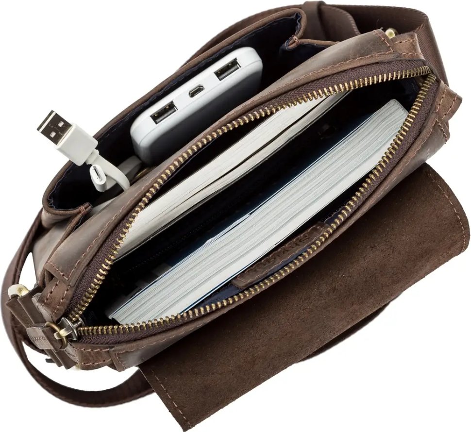Стильная мужская сумка с ручкой для повседневных вещей SHVIGEL (11093)