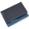 Синий женский кошелек из высококачественной натуральной кожи с RFID - Visconti Biola 68873 - 4