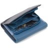 Синий женский кошелек из высококачественной натуральной кожи с RFID - Visconti Biola 68873 - 5