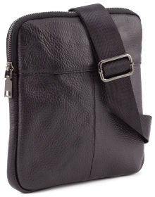 Мужская кожаная сумка из фактурной кожи Leather Collection (10160)