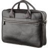 Деловая мужская сумка-портфель из натуральной кожи черного цвета KARYA (2417284)  - 2