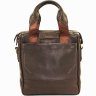 Мужская вертикальная сумка коричневого цвета VATTO (12015) - 1