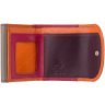 Разноцветный женский кошелек маленького размера из натуральной кожи с RFID - Visconti Zanzibar 69174 - 13