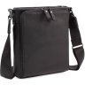 Кожаная мужская сумка-планшет вертикального формата в черном цвете ST Leather (15477) - 1