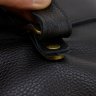 Небольшая мужская сумка на плечо из натуральной кожи флотар черного цвета TARWA (21708) - 8