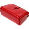 Красная женская сумка-клатч маленького размера из натуральной кожи Vintage (2422125) - 3