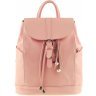 Женский рюкзак розового цвета из фактурной кожи BlankNote Олсен (12834) - 4