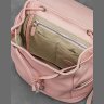 Женский рюкзак розового цвета из фактурной кожи BlankNote Олсен (12834) - 3