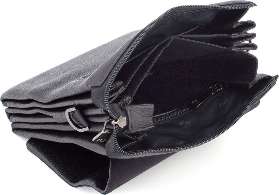 Классическая мужская сумка планшет из натуральной кожи высокого качества H.T (59075)