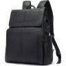 Универсальный кожаный рюкзак с карманом для ноутбука VINTAGE STYLE (14891) - 2
