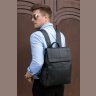 Универсальный кожаный рюкзак с карманом для ноутбука VINTAGE STYLE (14891) - 8