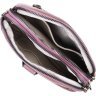 Женская сумка-клатч из фактурной кожи пудрового цвета Vintage (2422126) - 4