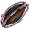 Женская сумка-клатч из фактурной кожи пудрового цвета Vintage (2422126) - 5