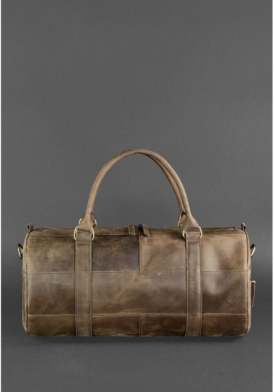 Большая мужская сумка темно-коричневого цвета BlankNote Harper (12652)