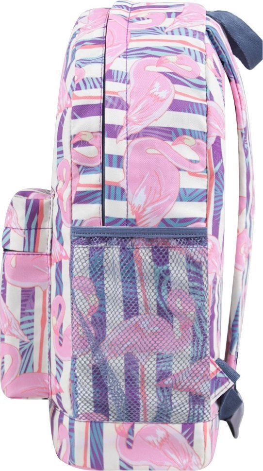 Яркий женский рюкзак из качественного текстиля с фламинго Bagland (55376)