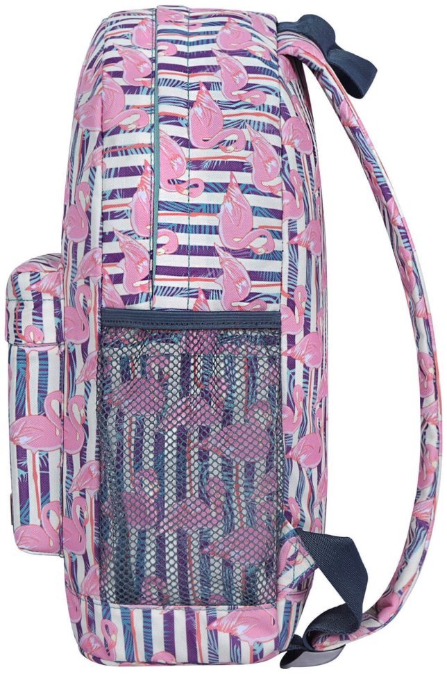 Яркий женский рюкзак из качественного текстиля с фламинго Bagland (55376)