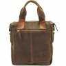 Мужская винтажная сумка коричневого цвета VATTO (12017) - 3