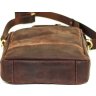 Мужская винтажная сумка коричневого цвета VATTO (12017) - 5