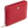 Женский кожаный кошелек красного цвета на молниевой застежке ST Leather 1767276 - 8