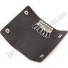 Фиолетовая кожаная ключница на кнопках ST Leather (16115) - 4