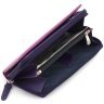 Вместительный кожаный женский кошелек розово-фиолетового цвета c RFID - Visconti Honolulu 68776 - 6