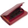 Красно-бордовый женский кошелек из высококачественной кожи c RFID - Visconti Bora 68876 - 5