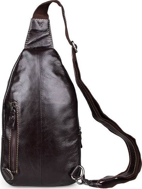 Сумка рюкзак на одно плечо с оригинальным клапаном под рептилию VINTAGE STYLE (14559)