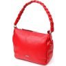 Красная женская сумка из натуральной кожи с одной лямкой KARYA (2420863) - 1