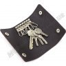 Кожаная ключница на кнопках цвета марсала ST Leather (16116) - 2