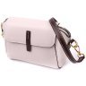 Небольшая белая женская сумка-кроссбоди из натуральной кожи Vintage 2422266 - 1