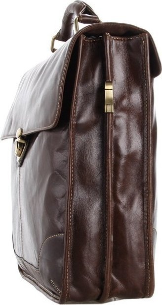 Функциональный мужской портфель из натуральной кожи VINTAGE STYLE (14085)